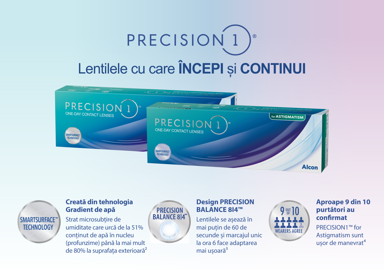 PRECISION1 Lentilele cu care incepi si continui