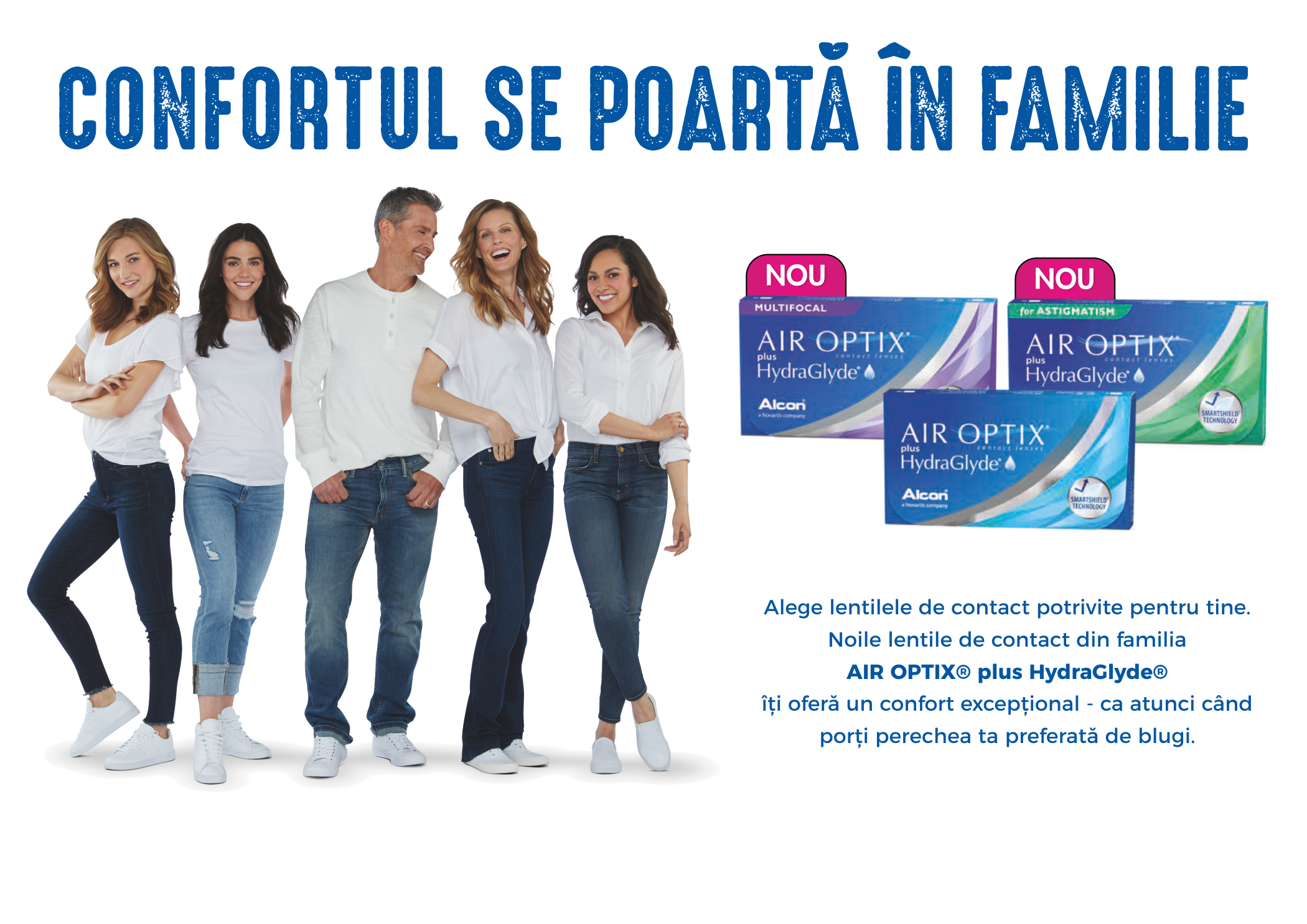 Familia AIOR OPTIX plus HydraGlyde